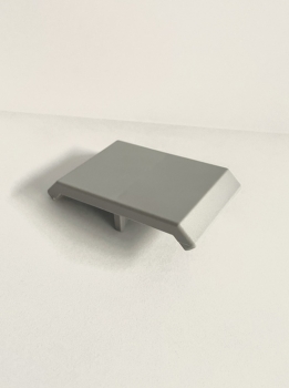 Winkelabdeckkappe 45x45 Nut 10B grau