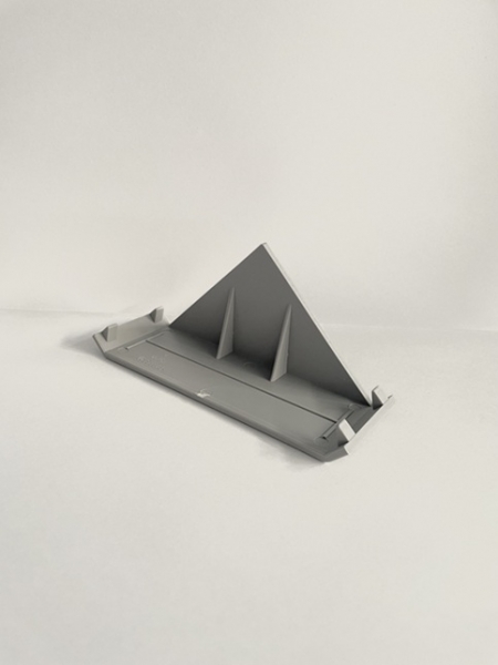 Winkelabdeckkappe 30x60 Nut 8B grau