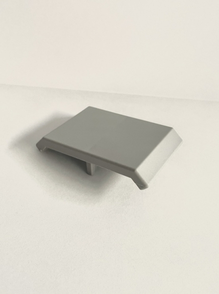 Winkelabdeckkappe 45x45 Nut 10B grau