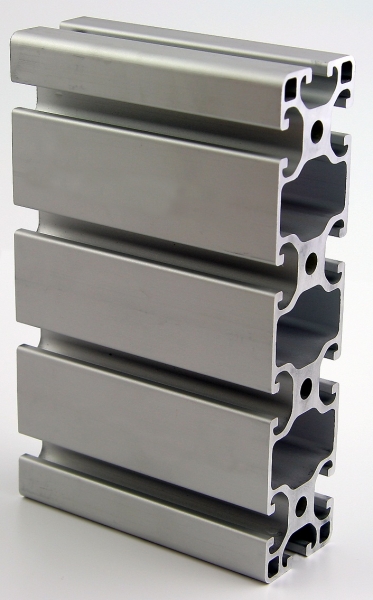 ultraleicht Aluminiumprofil 40x16E I-Typ Nut 8 silber Alu Profil bis 2m 